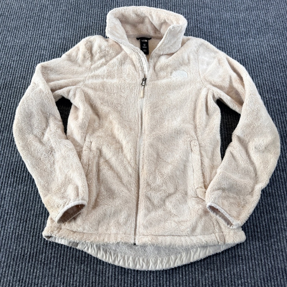The North Face Osito Full Zip Fleece Jacket Womens XS Cream Beige